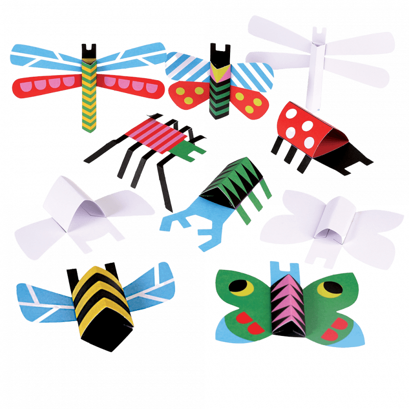 Make Your Own Cardboard Bugs