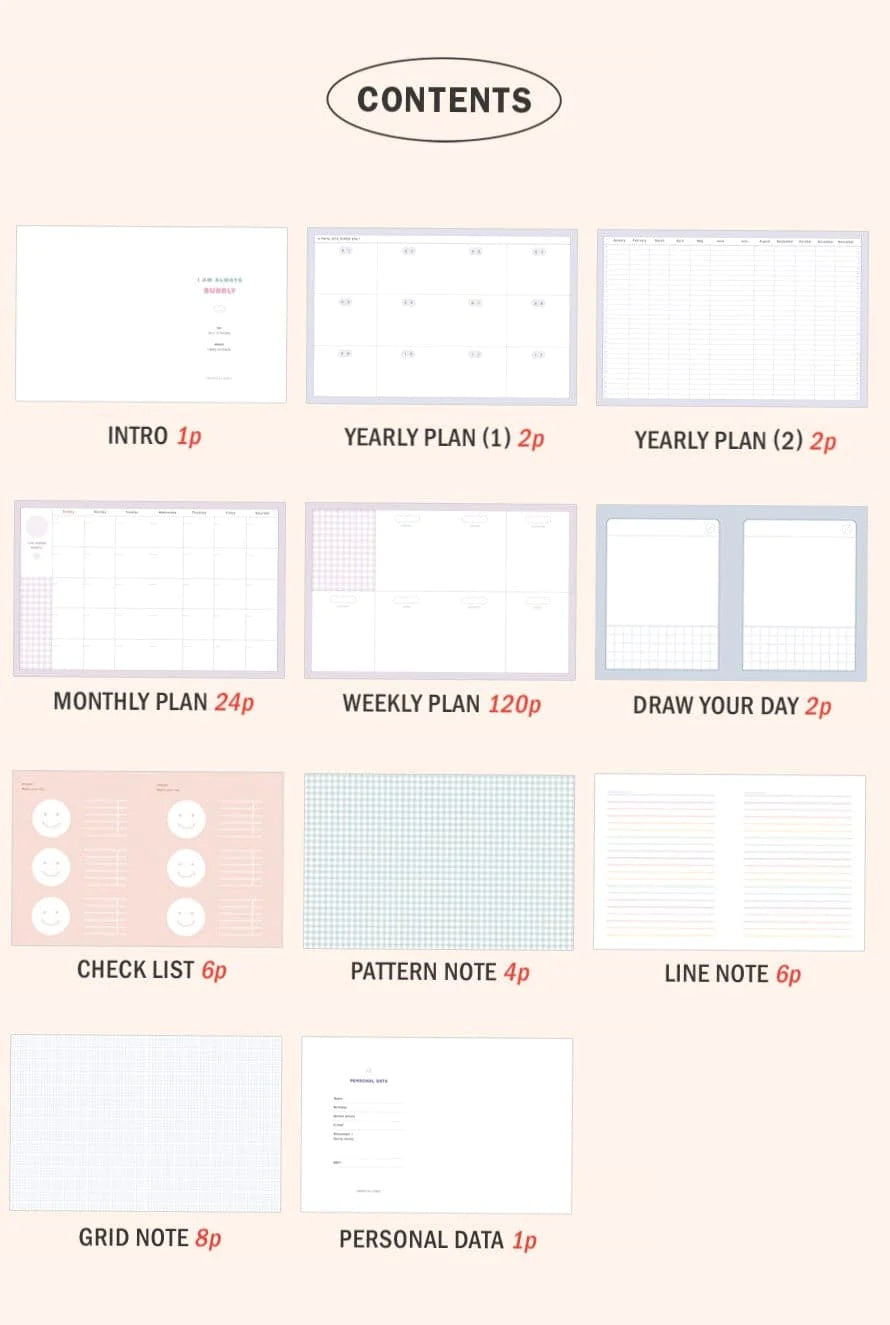 Iconic Bubbly Diary
