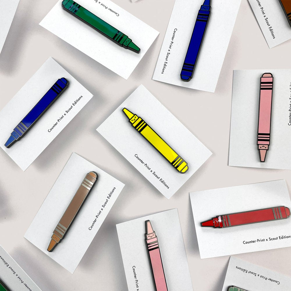 Crayon Enamel Pin