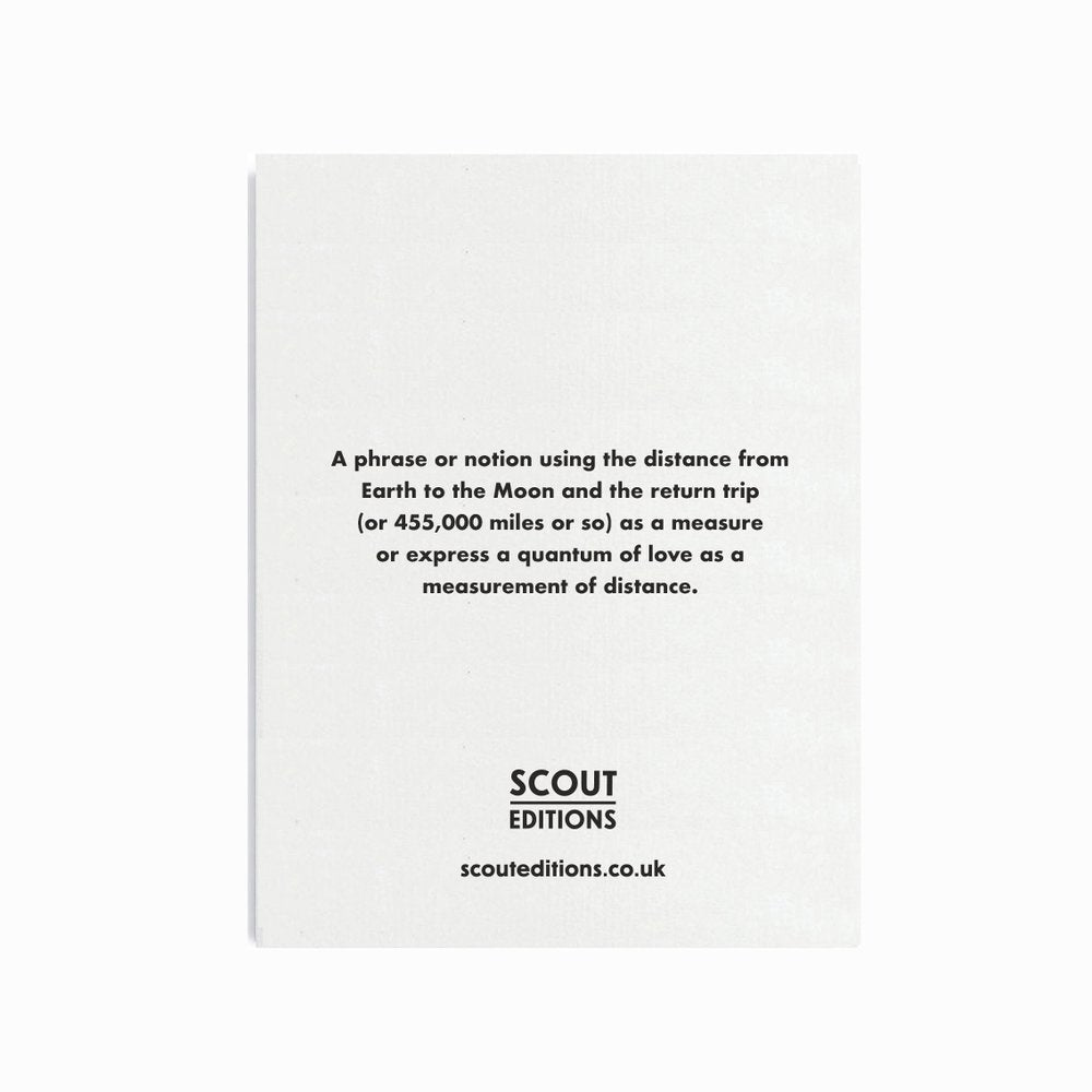 To The Moon And Back Mini Card