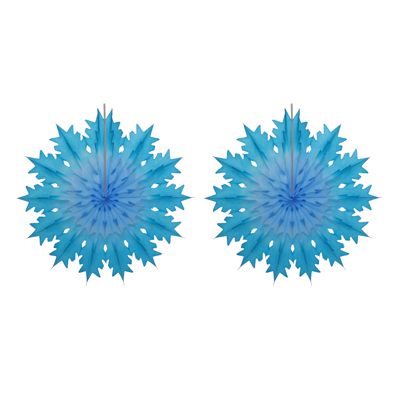 Paper Dreams Christmas Snowflake 25cm - Two-Tone Blue 2 Pack
