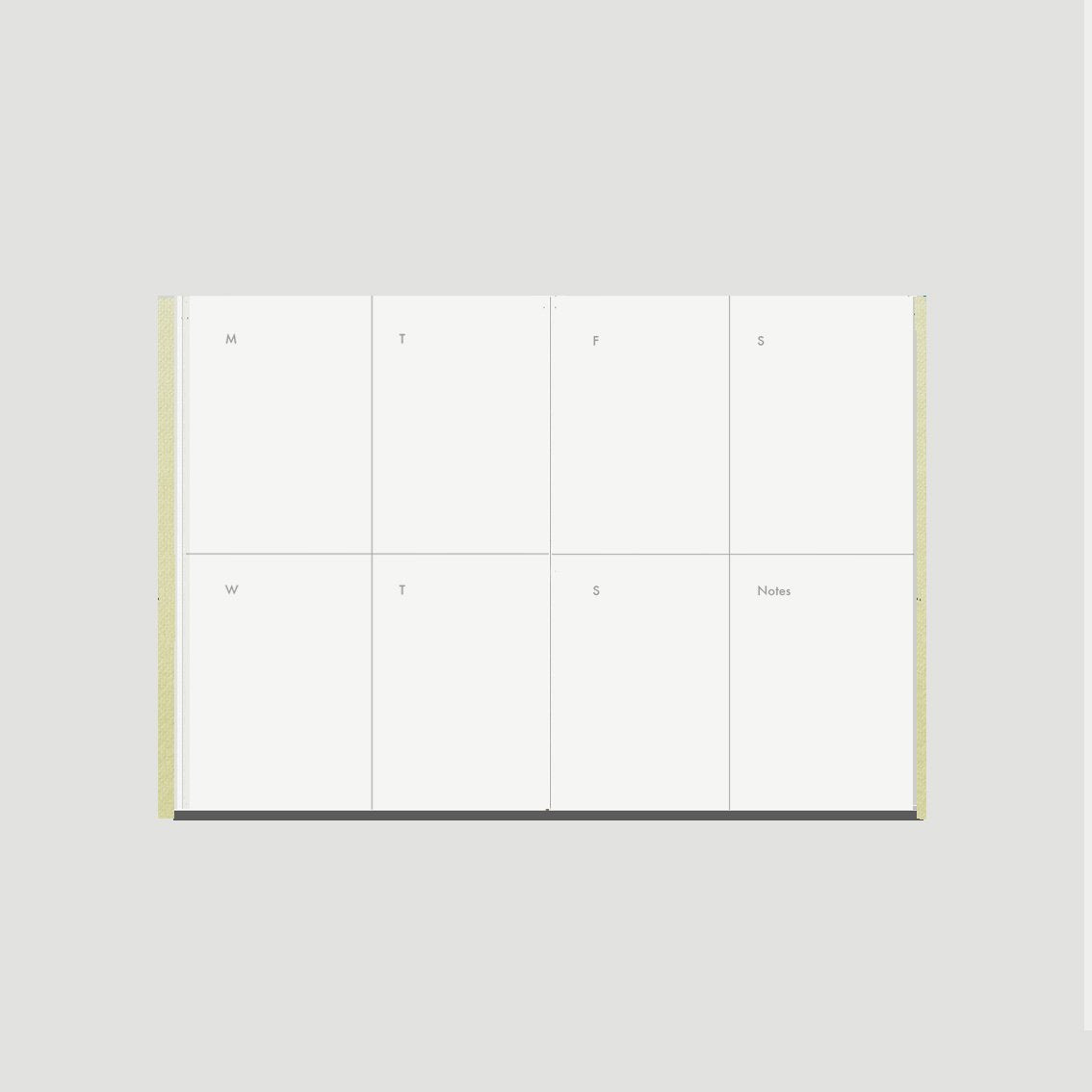 A6 Weekly Planner
