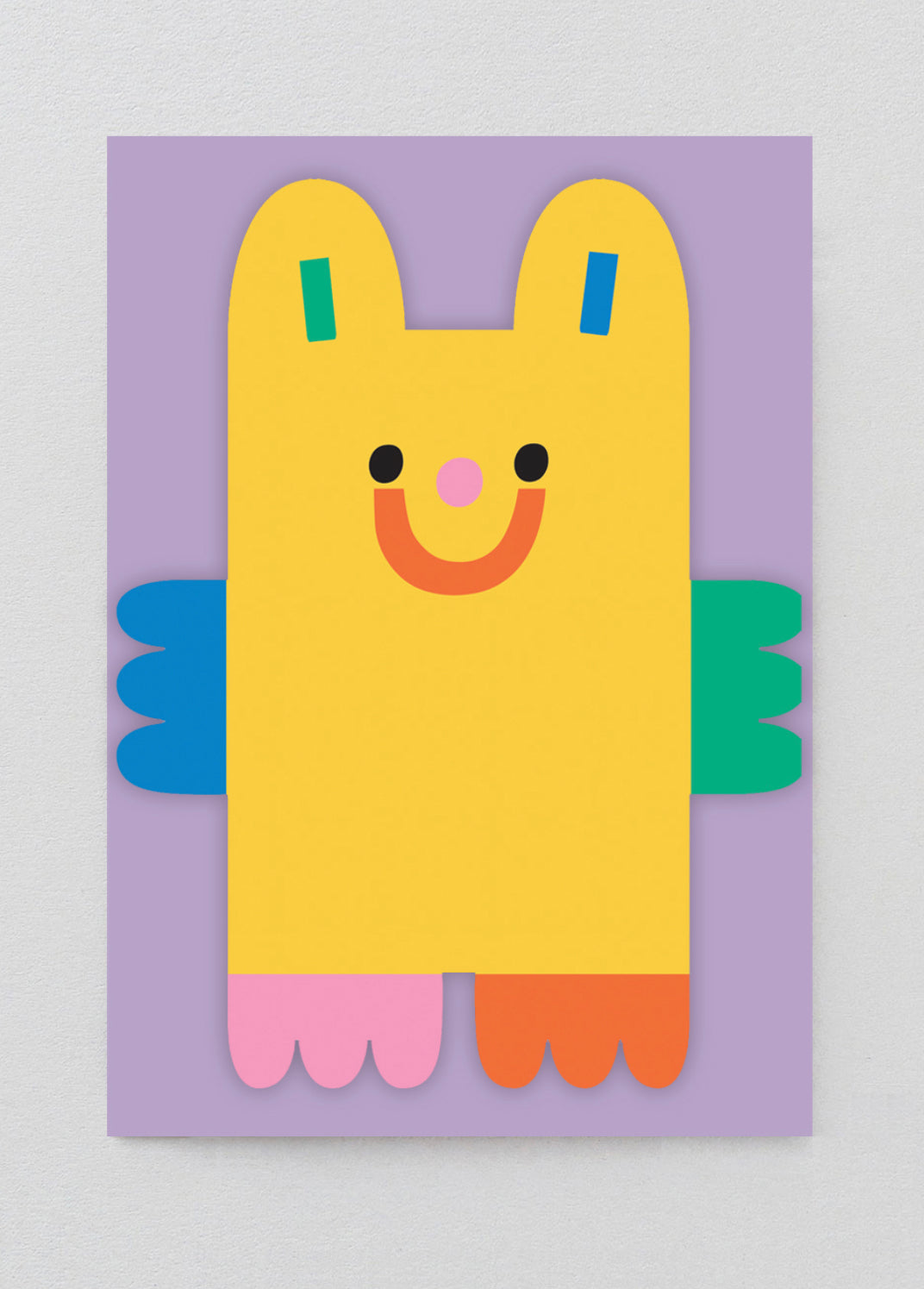 Wrap kids - Bear Concertina Fold out card