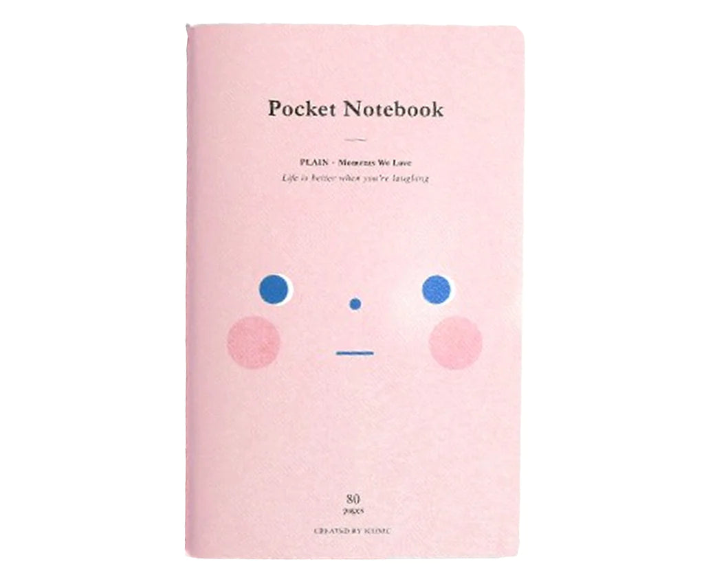 Iconic Pocket Notebook (Plain) - Shy