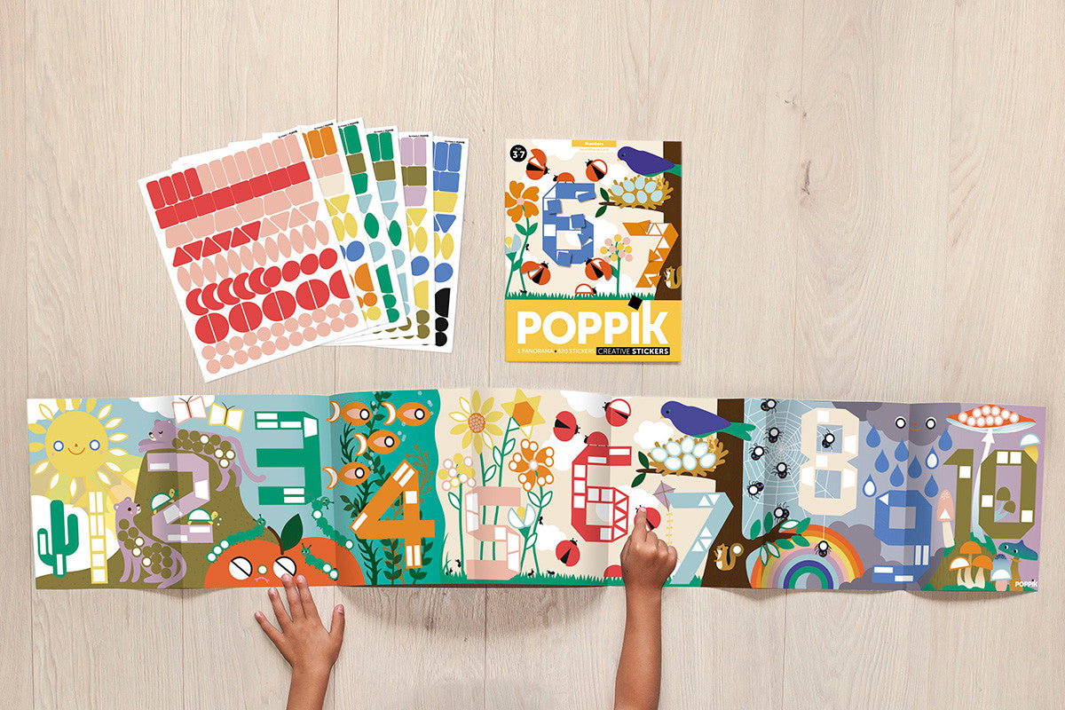 Poppik Creative Stickers - Numbers