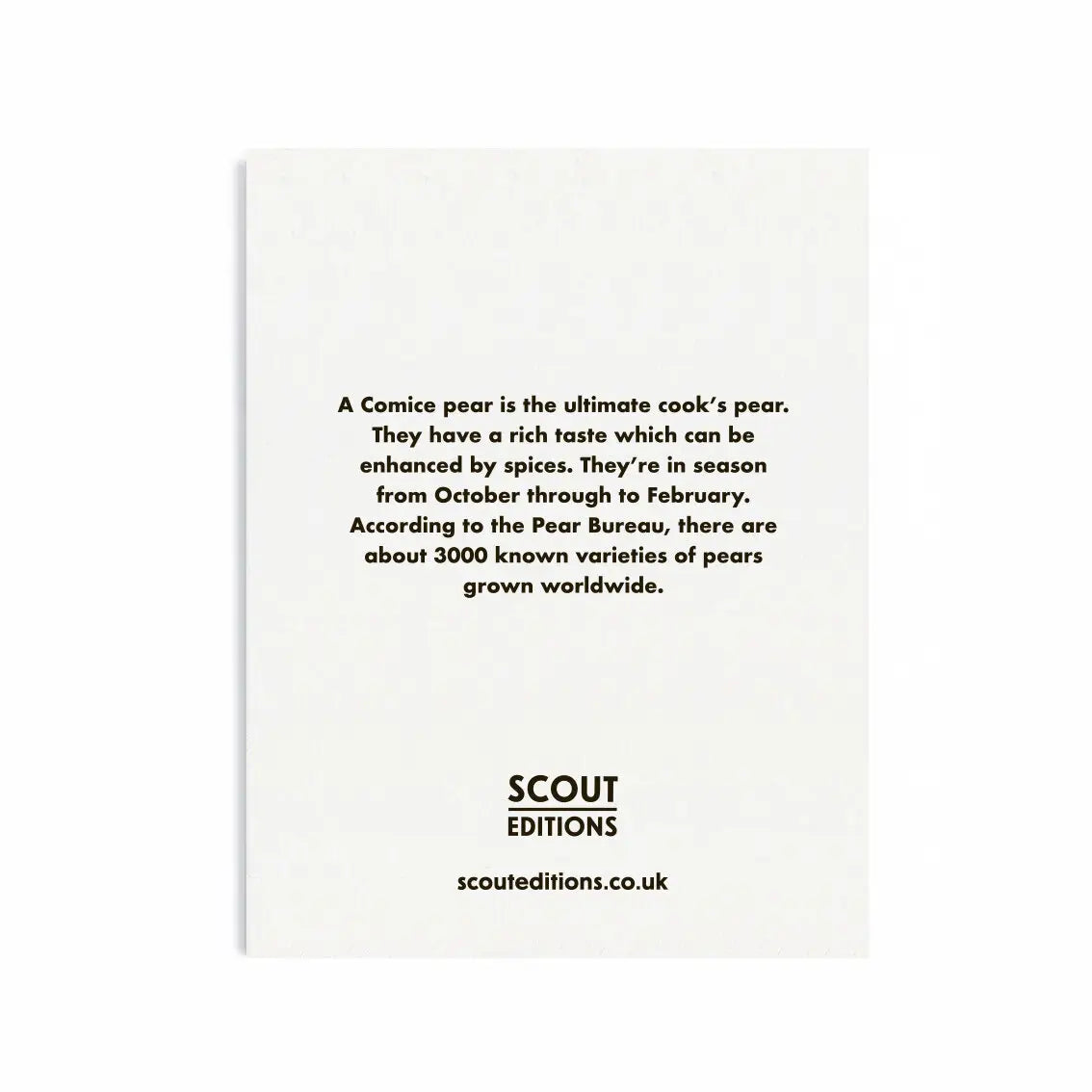Comice Pear Mini Card