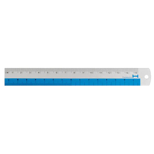 Hightide Aluminium Ruler - 15 cm