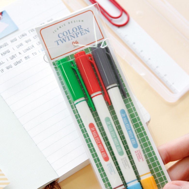 Iconic Colour Twin Pen