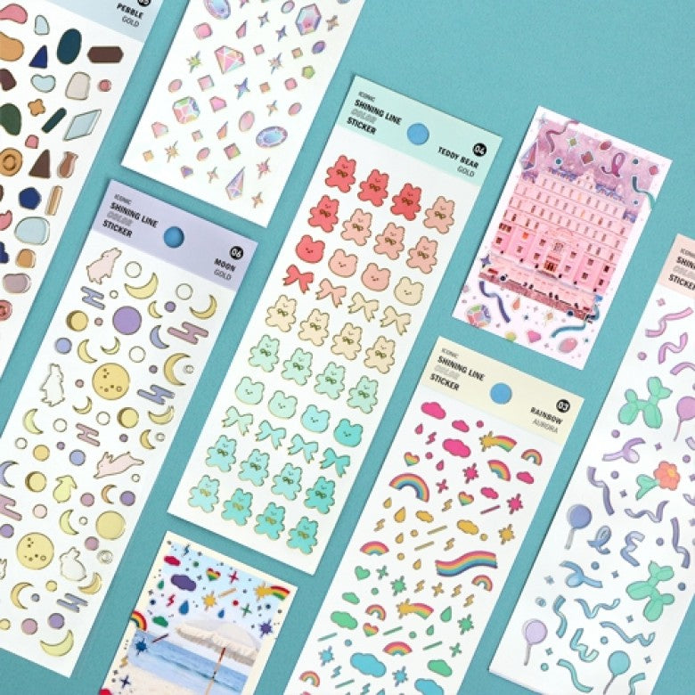 Iconic Shining Line Stickers