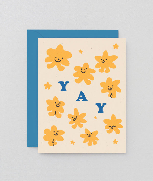 Yay Stars Wrap Kids Card