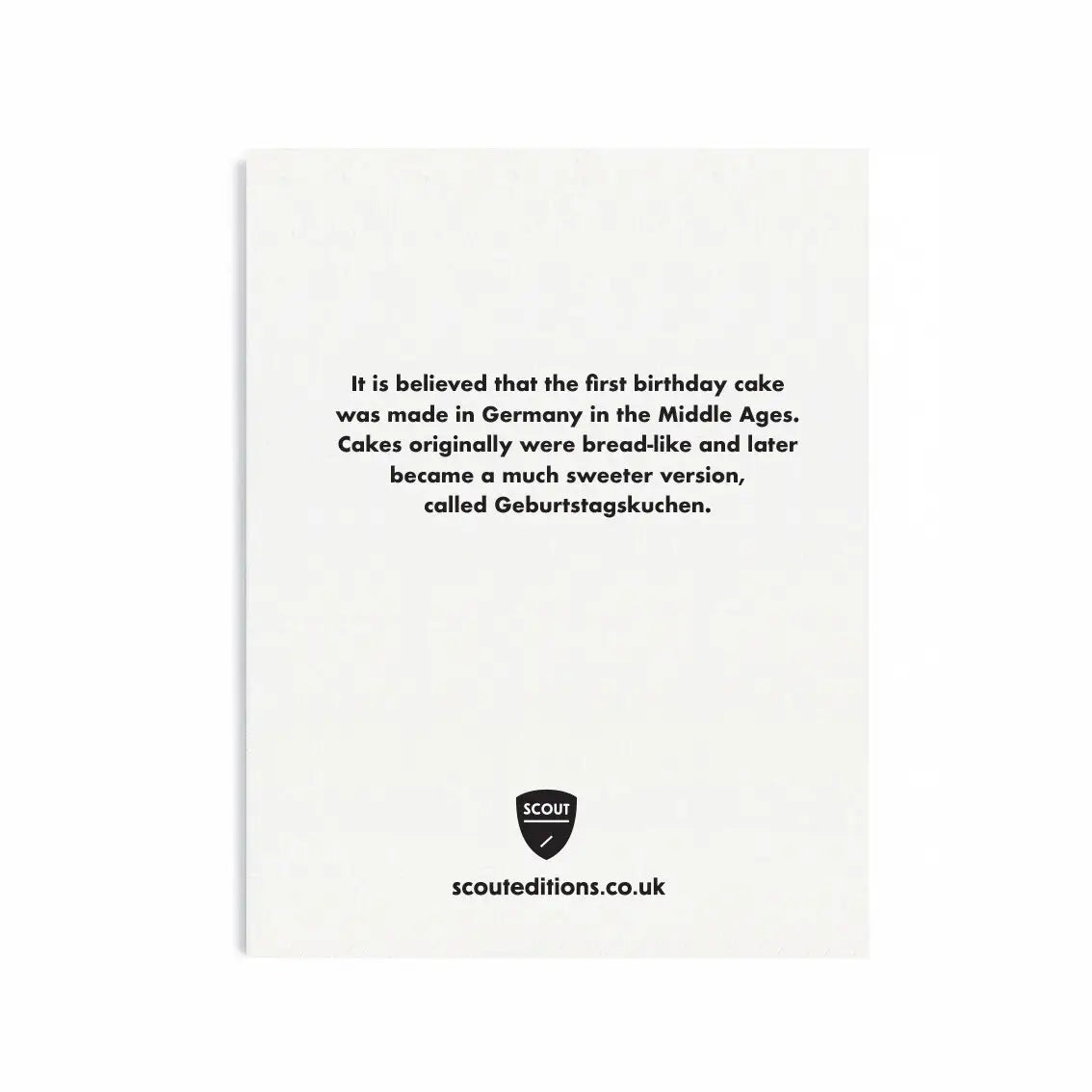 Cake Mini Card