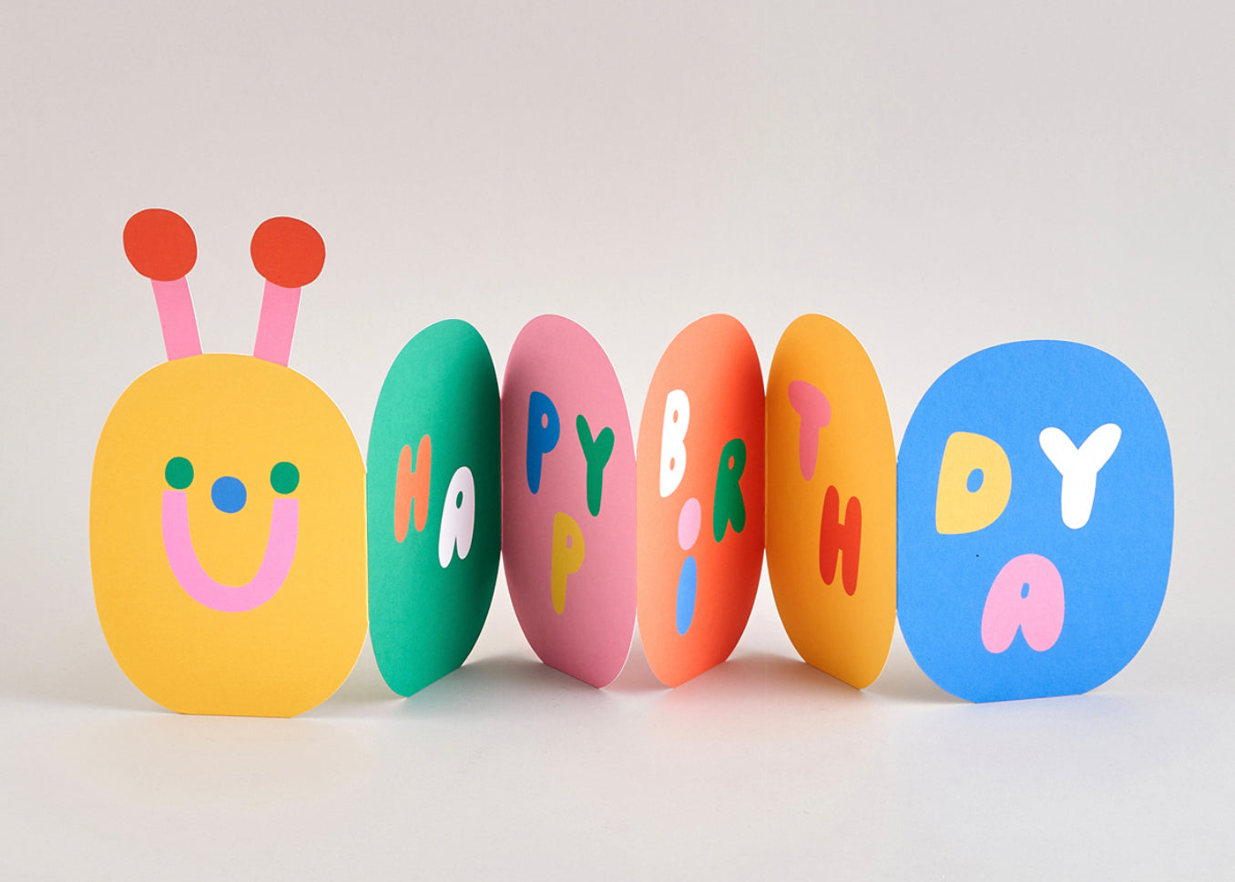Wrap kids - Caterpillar Fold out card