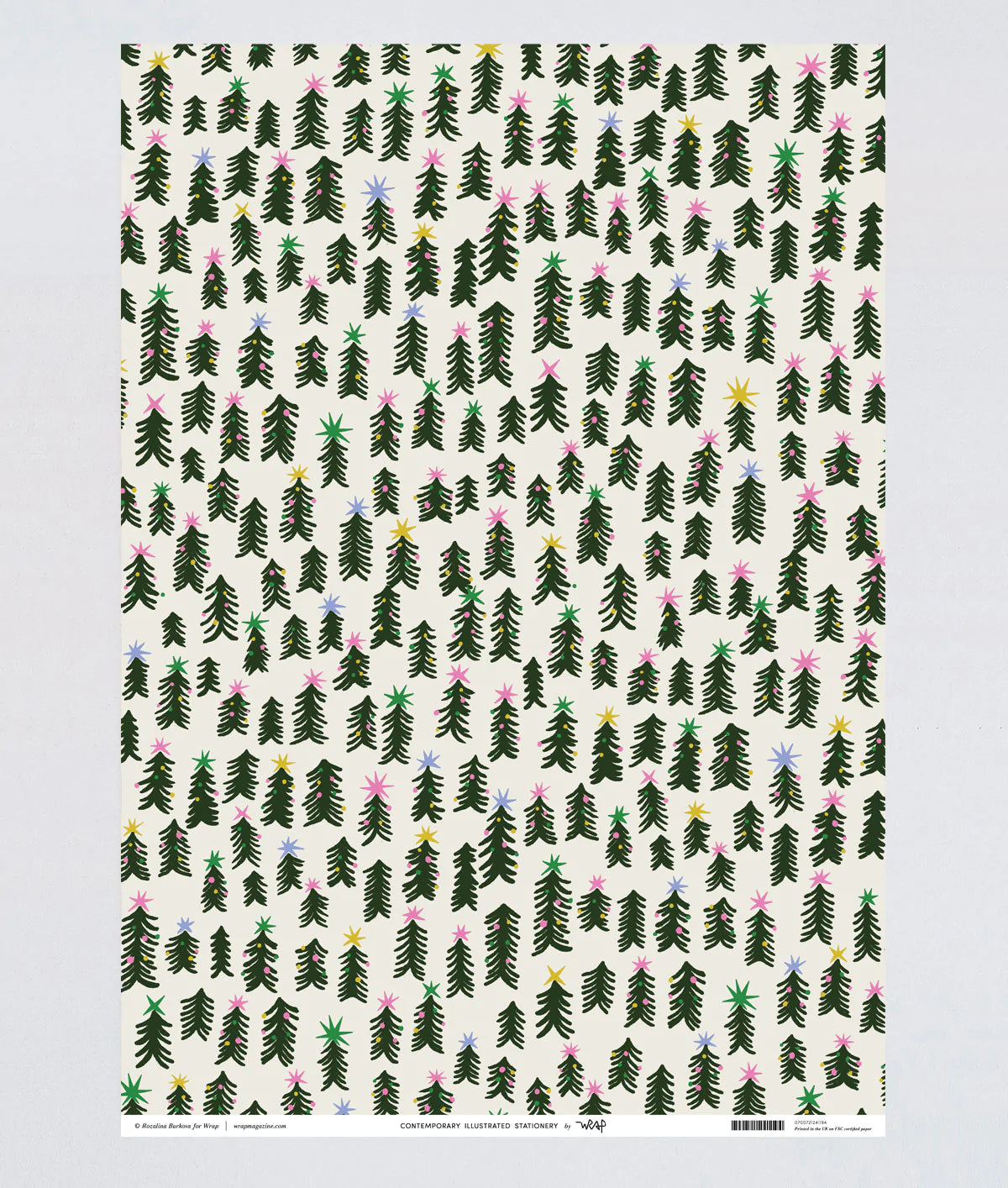 ‘Fir Trees’ Gift Wrap