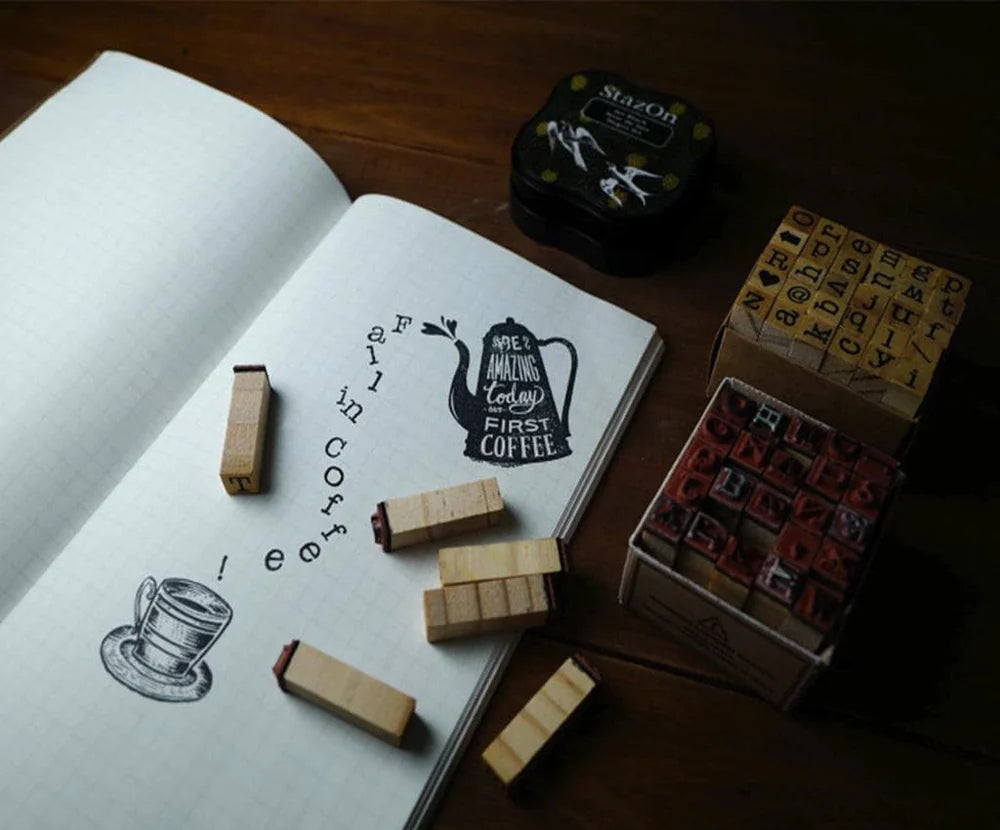 Small Letters Alphabet Stamp Set