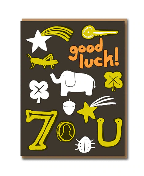 Egg Press ‘good luck charms’ card