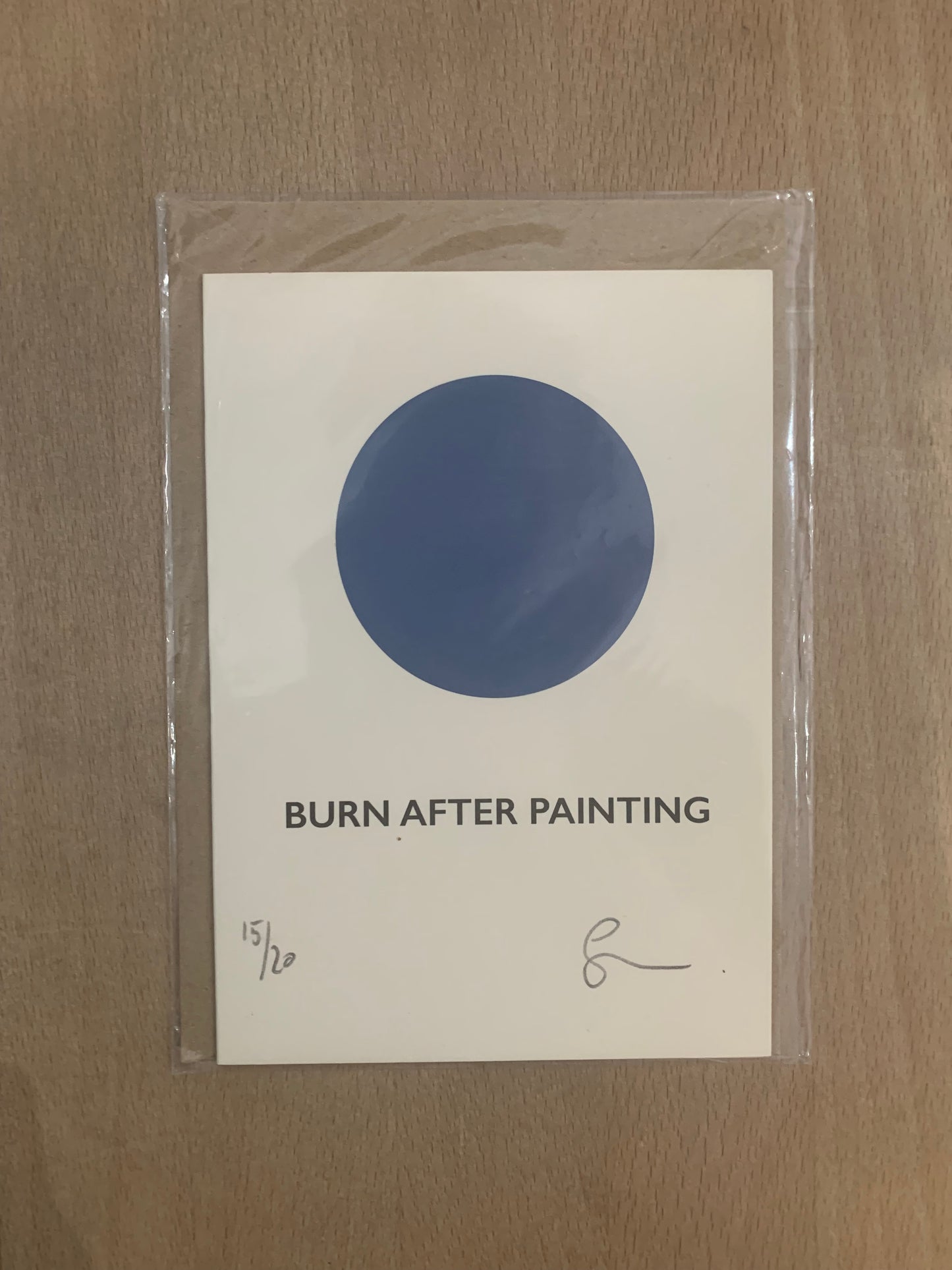 CMPH "Burn after painting" parting shot card