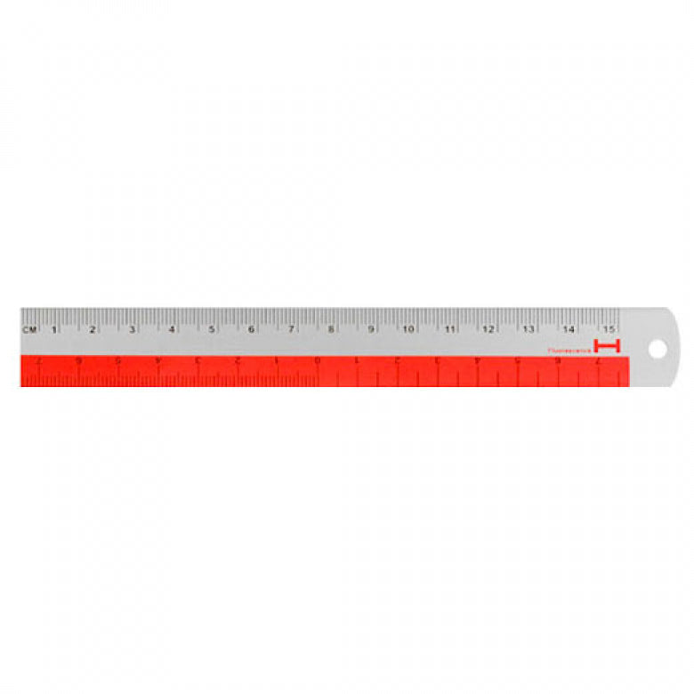 Hightide Aluminium Ruler - 15 cm