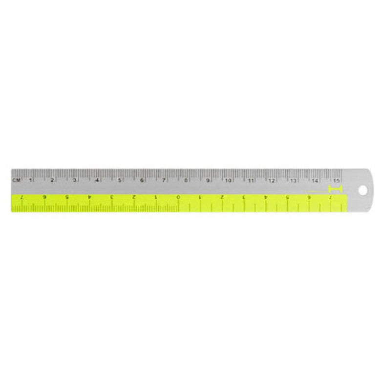 Hightide Aluminium Ruler - 15 cm