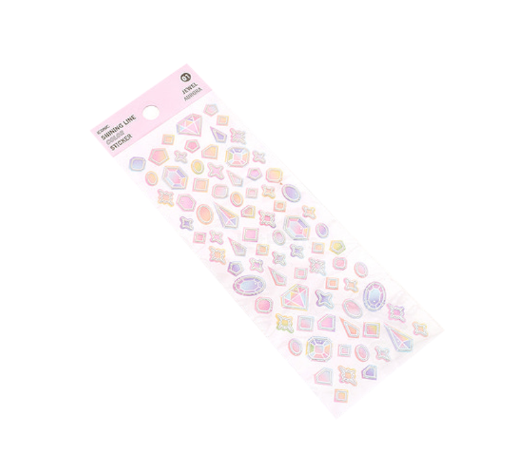 Iconic Shining Line Stickers