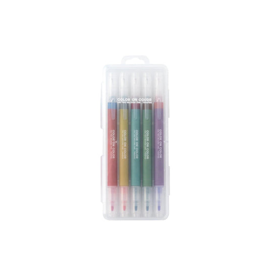 Livework Twin Plus Pens Vintage (Set of 5 Twin Tip Pens)