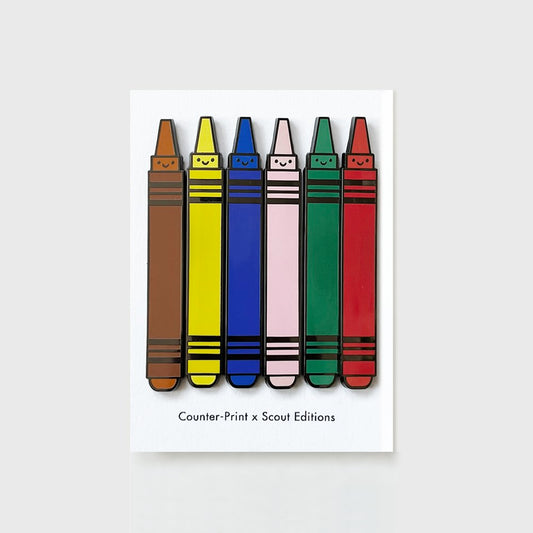 Crayon Enamel Pin