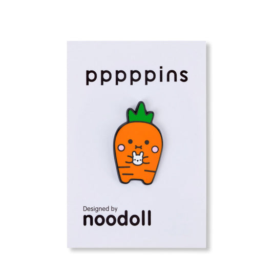 Noodoll Enamel Pin - Carrot