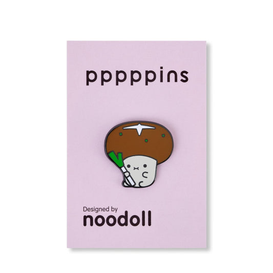 Noodoll Enamel Pin - Mushroom (Ricekinoko)