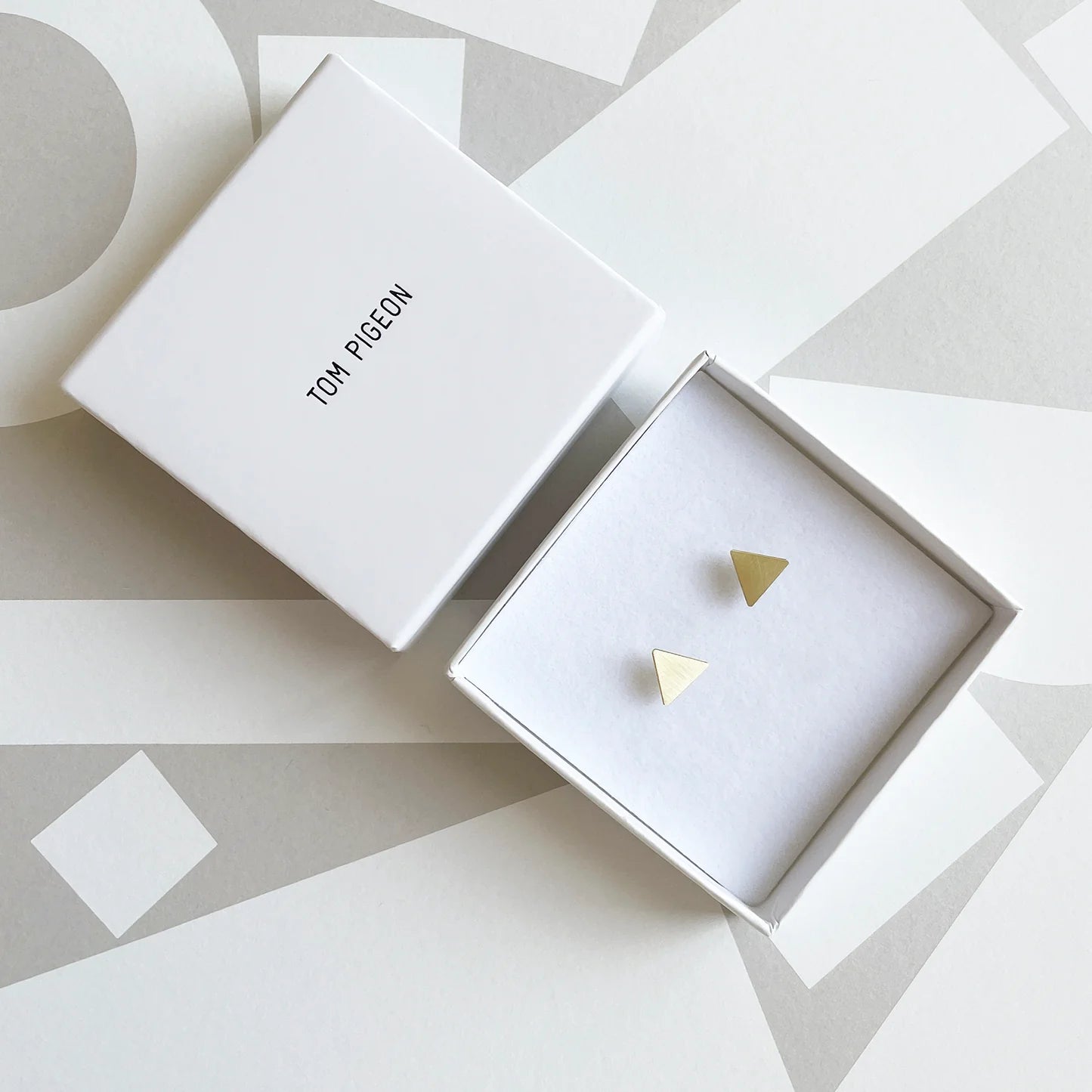 Tom Pigeon Triangle Stack Earrings