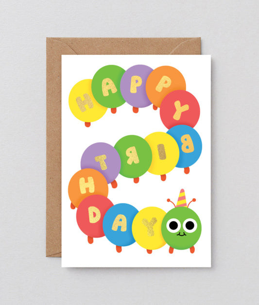 Wrap - Happy Birthday Caterpillar