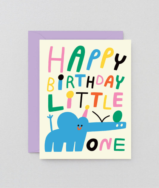Wrap - Happy Birthday Little One Card