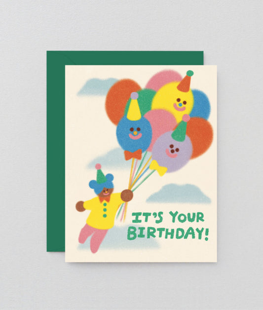 Wrap - It’s Your Birthday Balloons Card