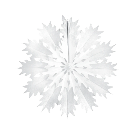 Paper Dreams Christmas Decoration - Classic Snowflake Fan 45cm