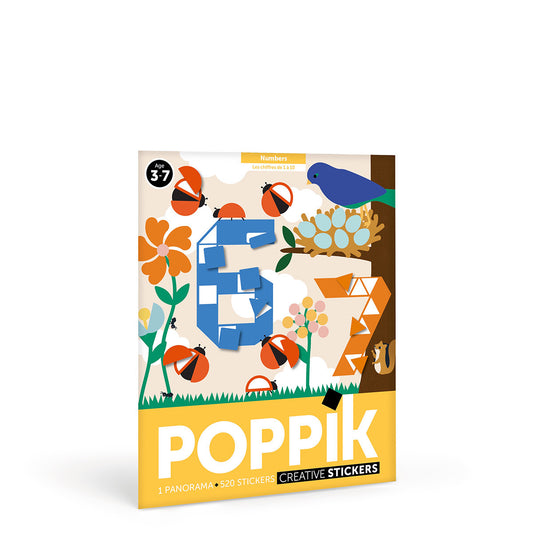 Poppik Creative Stickers - Numbers