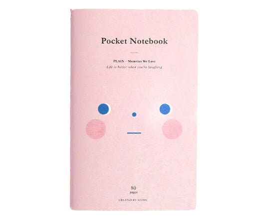 Iconic Pocket Notebook (Plain) - Shy