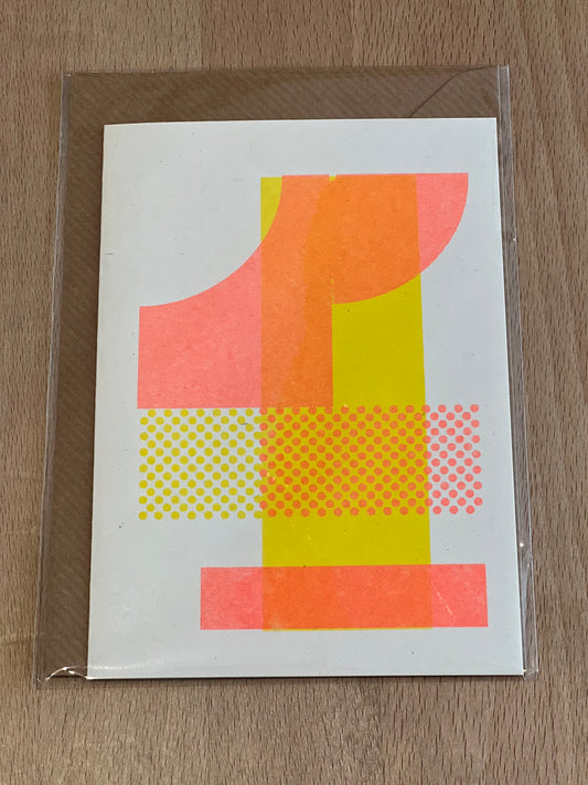 Shining Studio ‘4’ card