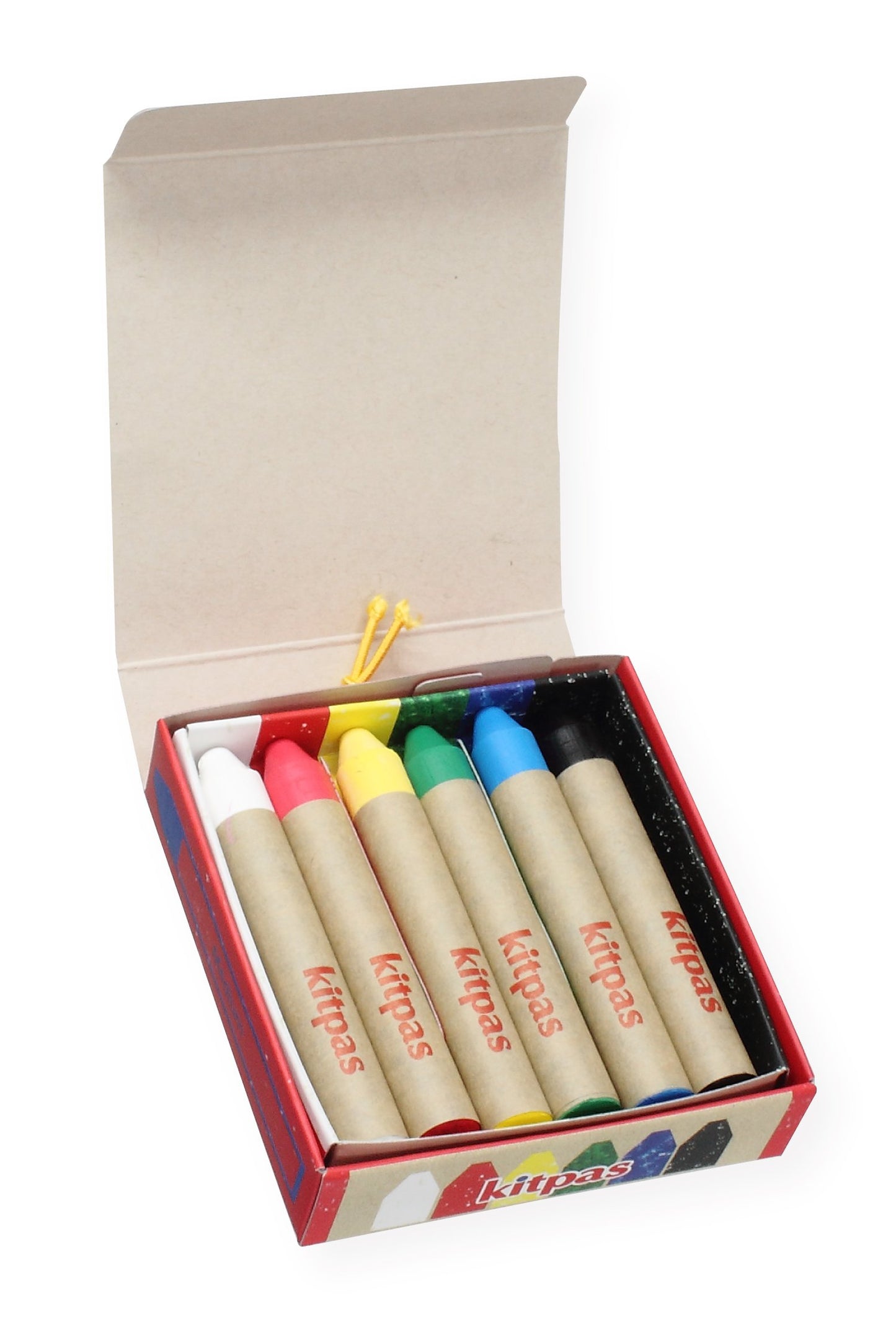 Kitpas Rice Bran Crayons - set of 6