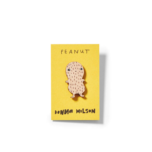 Peanut Pin Badge