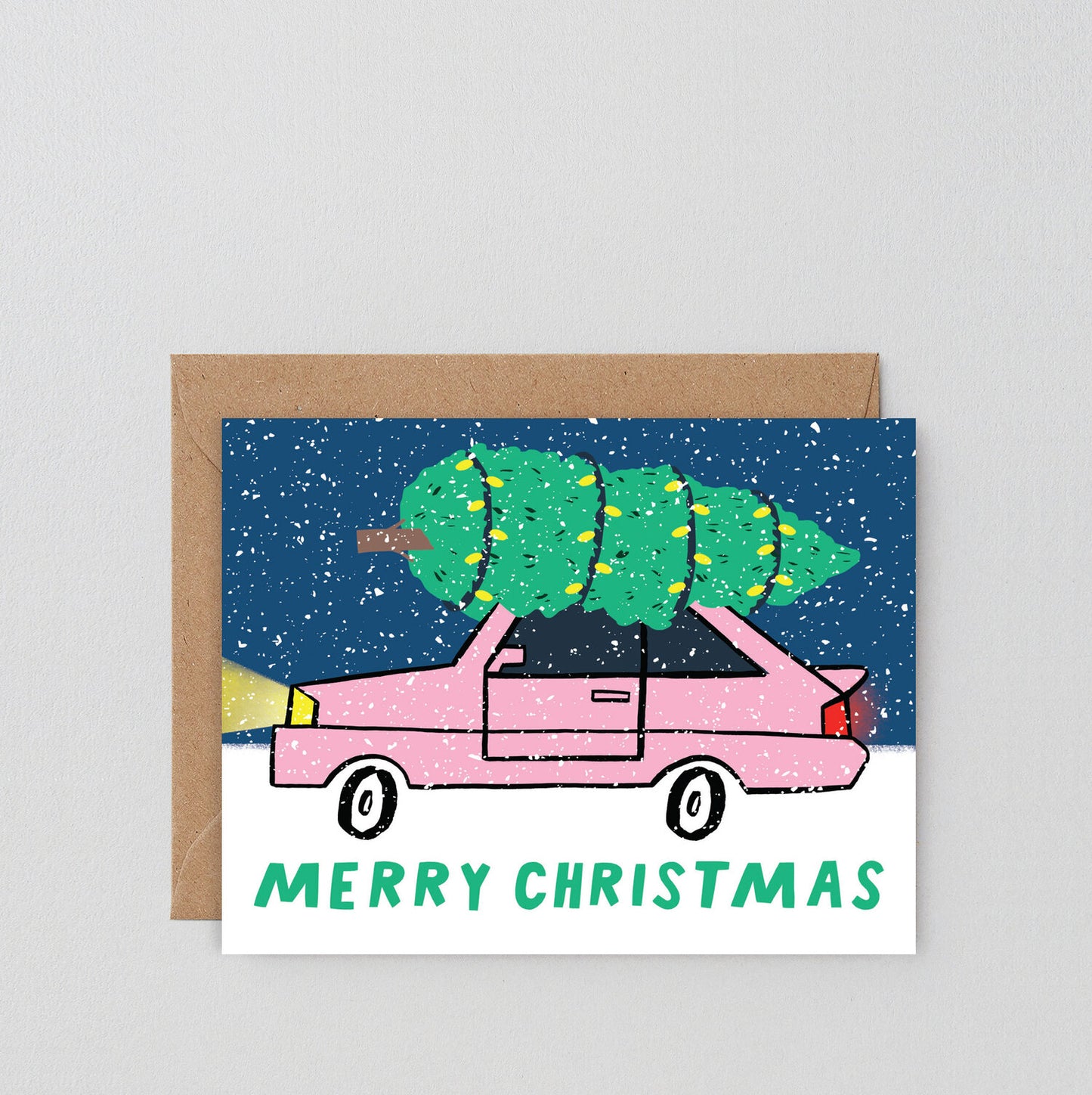 Christmas Car - Card