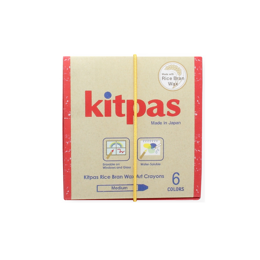 Kitpas Rice Bran Crayons - set of 6