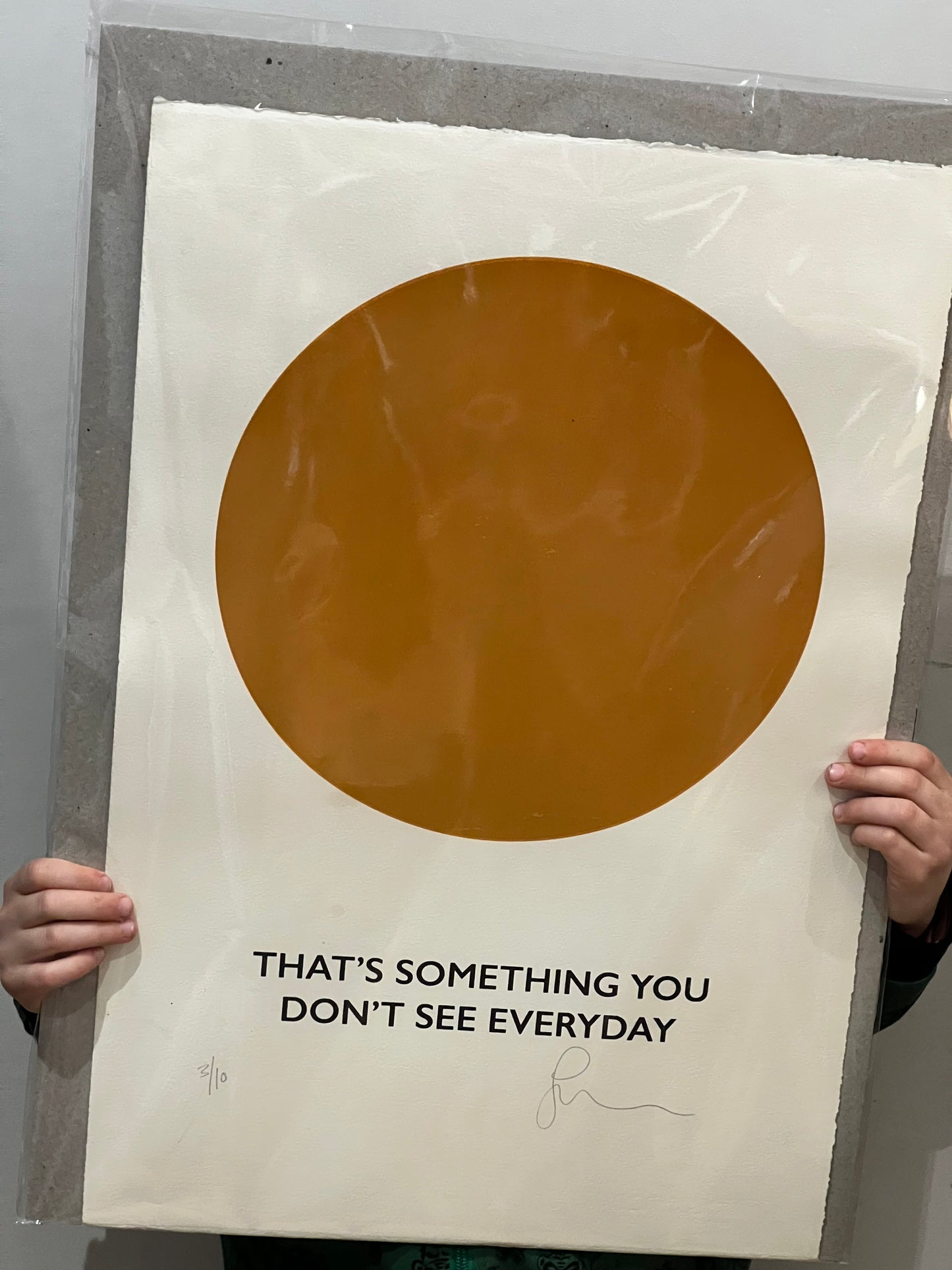 Colour Makes People Happy ‘That’s Something You Don’t See Everyday’ print