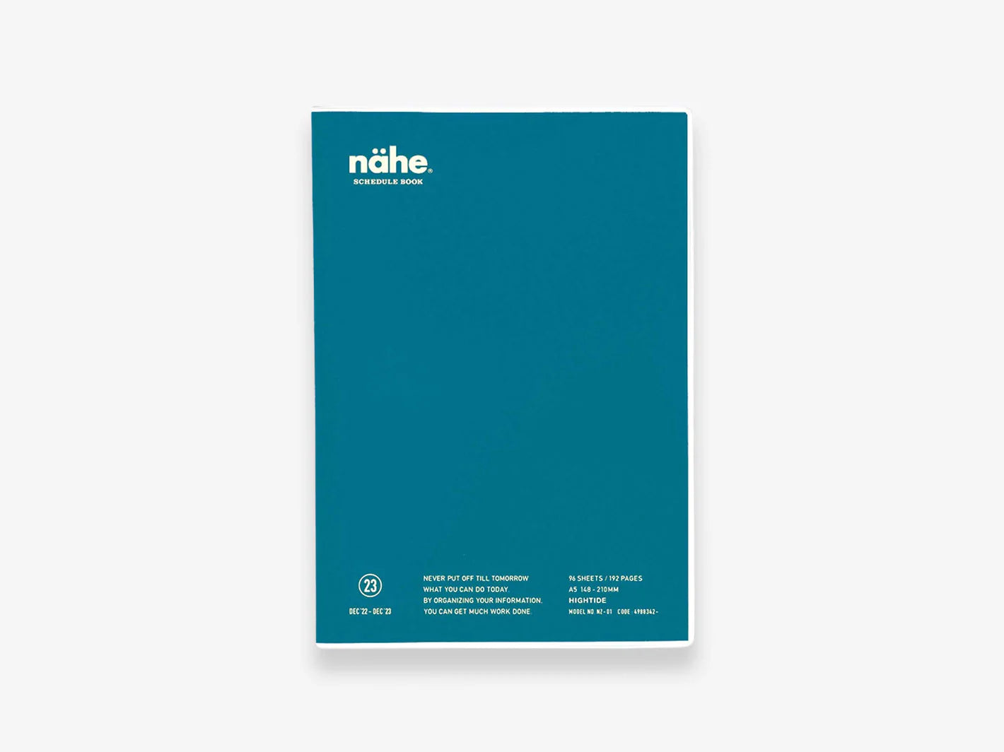 Hightide 2023 Nahe Weekly Diary A5 Blue