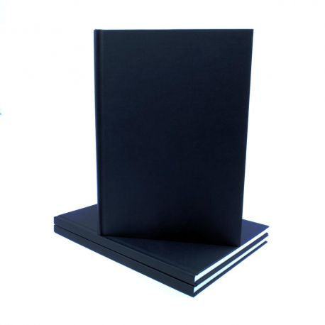 A4 Black Cloth Hardback Sketchbook