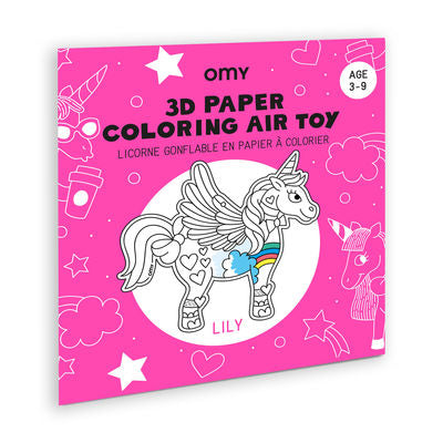 ‘Lily’ - 3D Colouring Air Toy