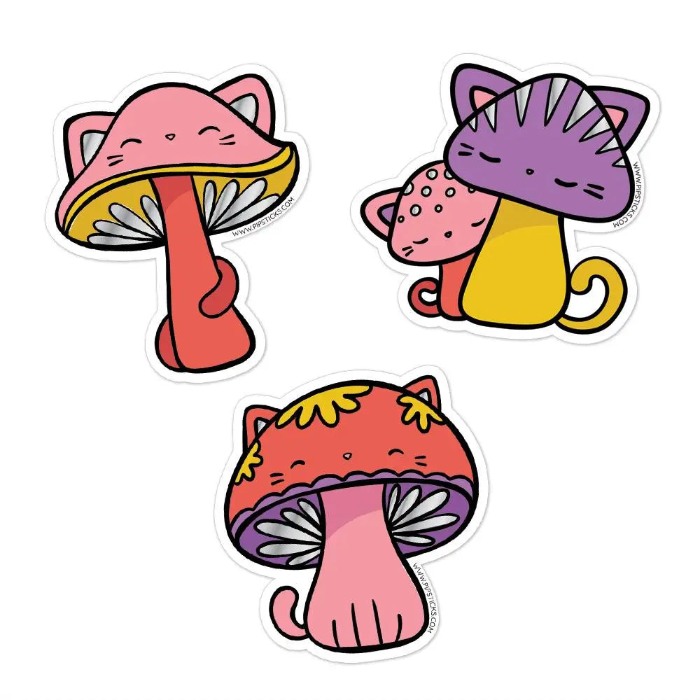 Meowshroom Vinyl Collection Stickers