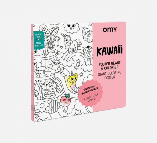 Kawaii - Giant Colouring Poster