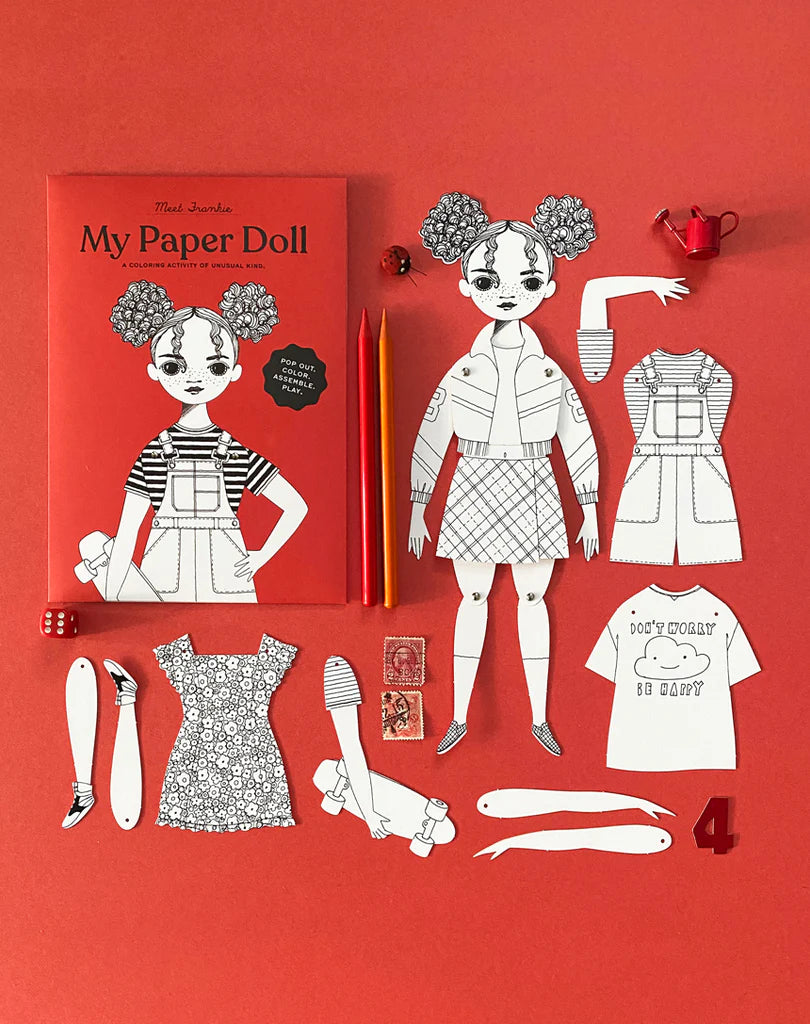 Frankie - Colouring Paper Doll Kit
