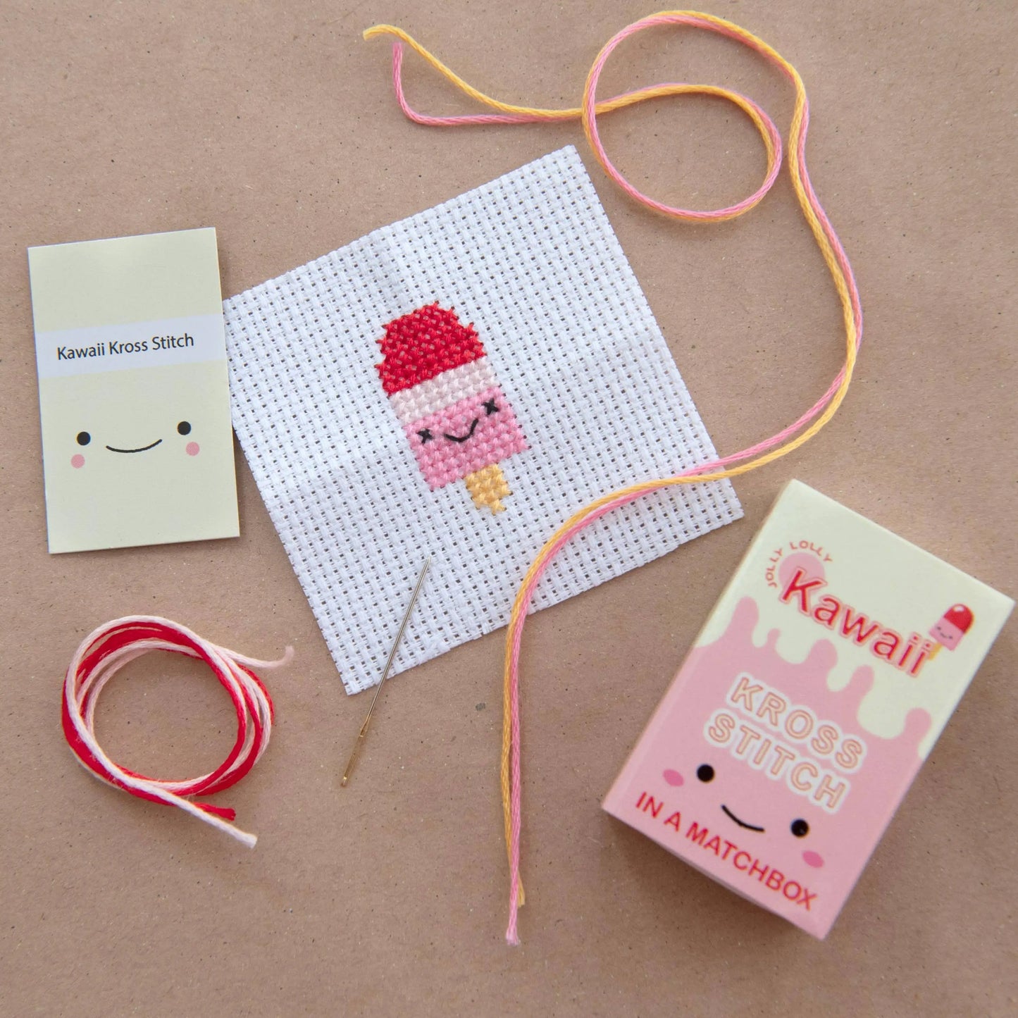 Kawaii Jolly Lolly Cross Stitch Kit