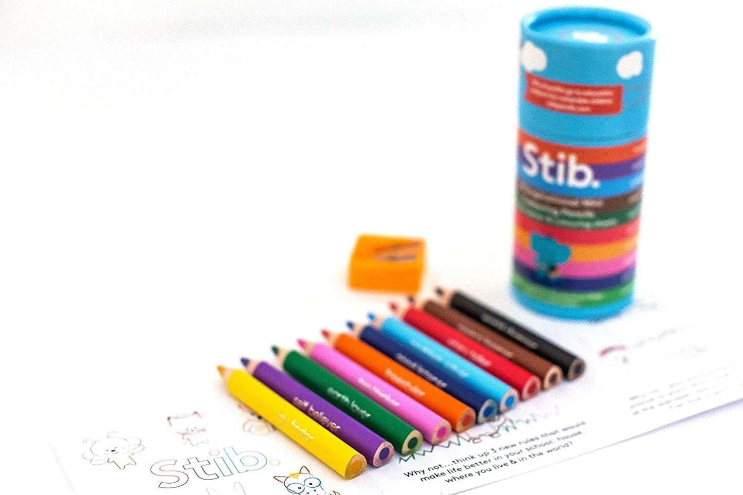 Stib 10 mini colouring pencils