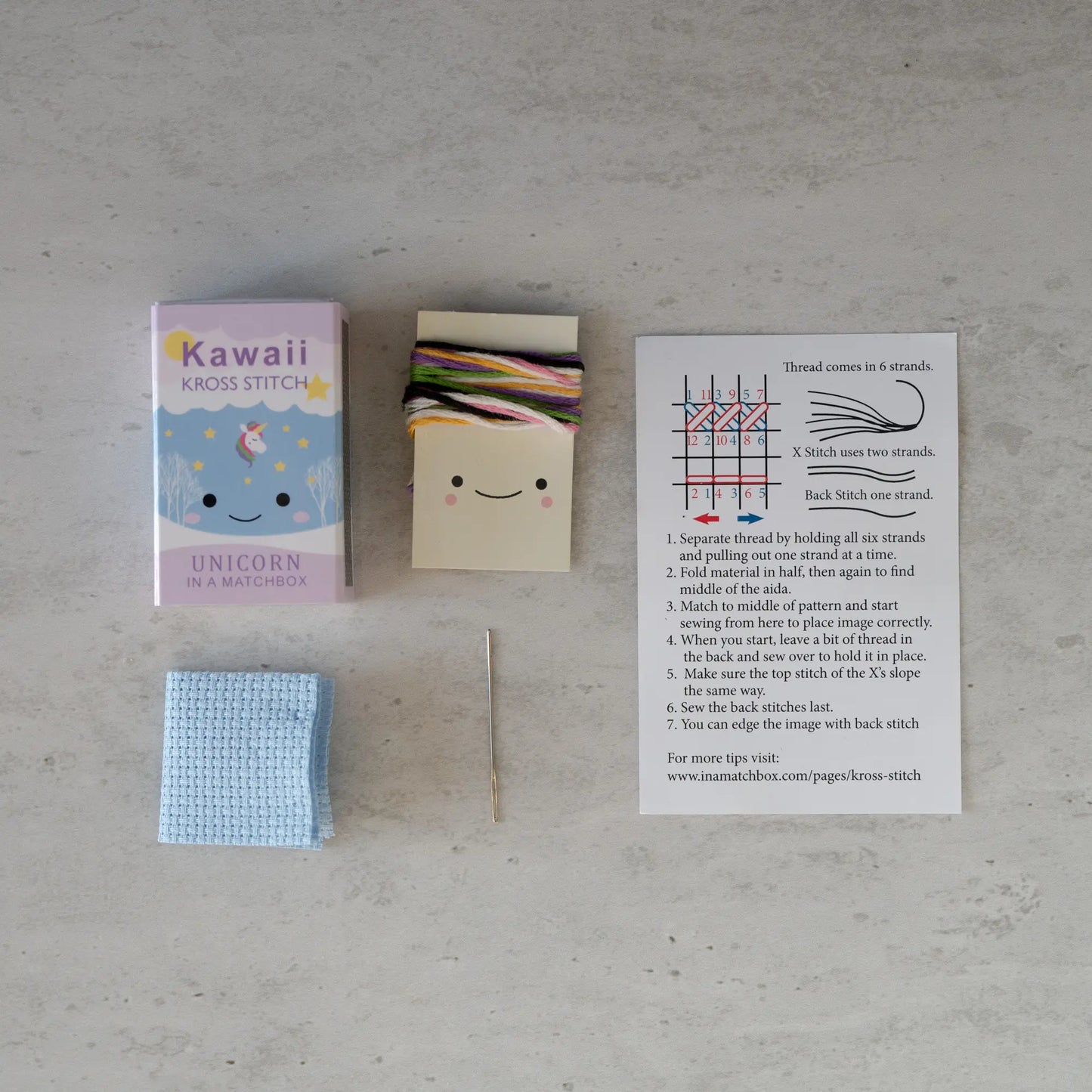 Kawaii Unicorn Cross Stitch Kit