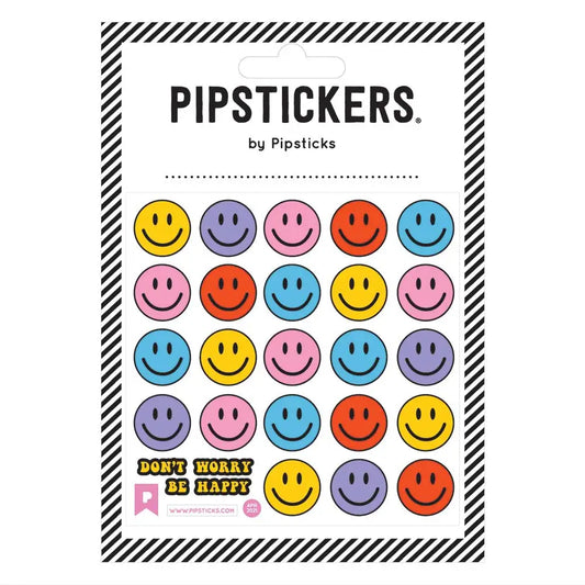 Fuzzy Smiley Faces Stickers
